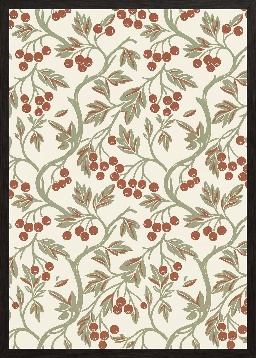 Poster in black frame