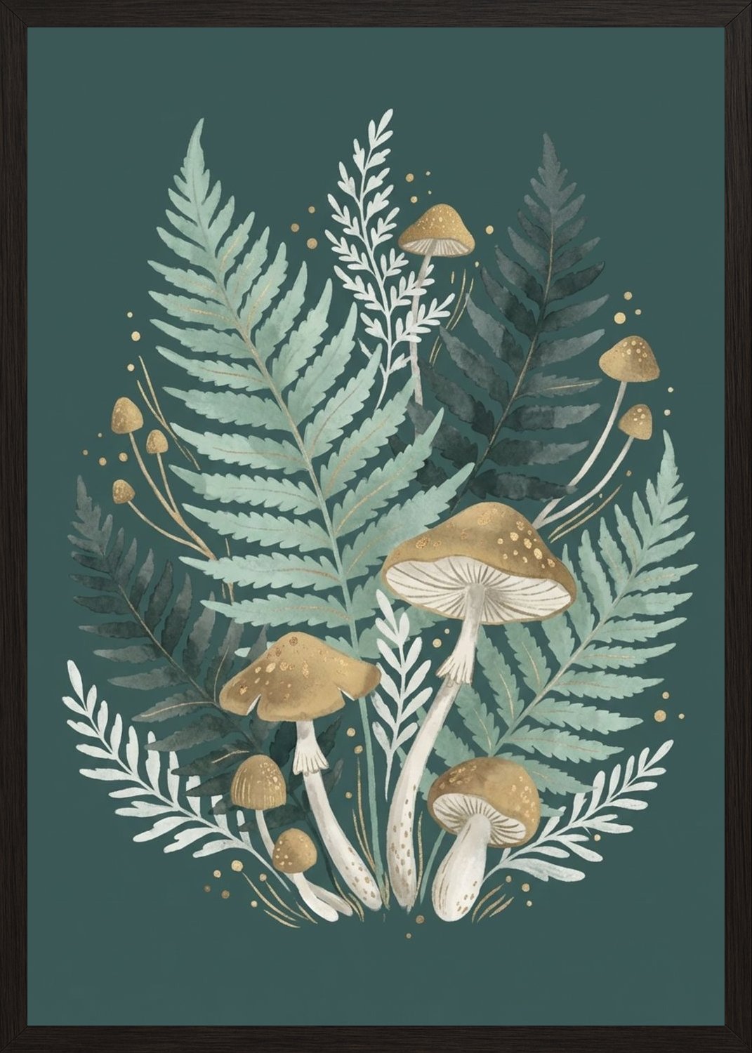Poster in black frame