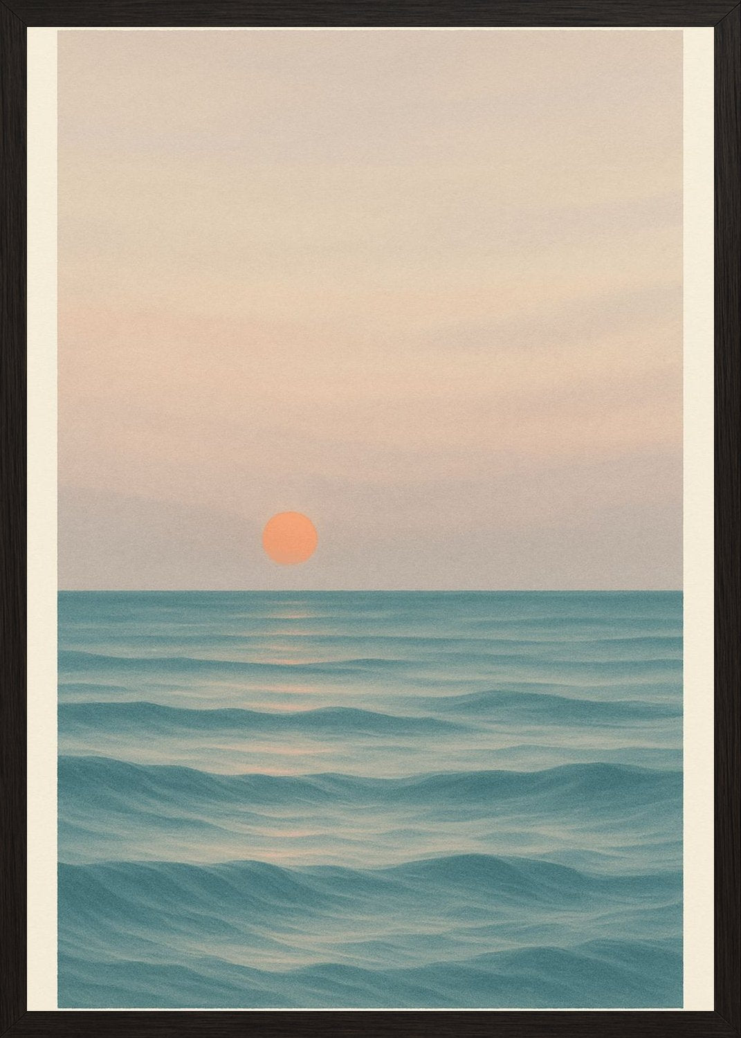 Poster in black frame