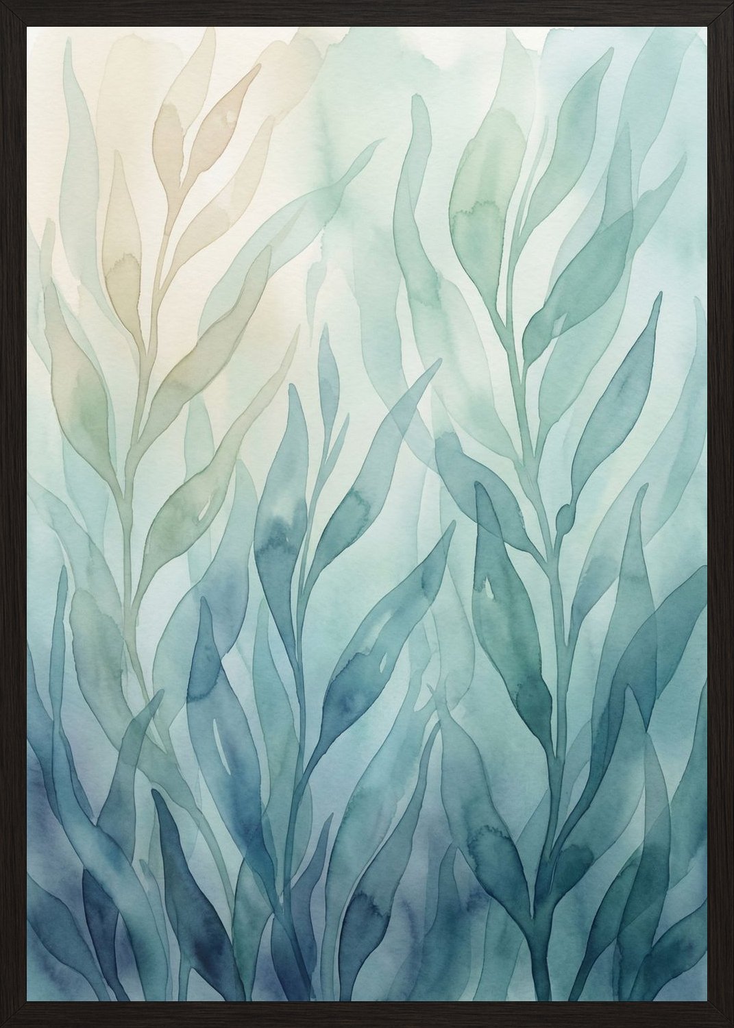 Poster in oak frame