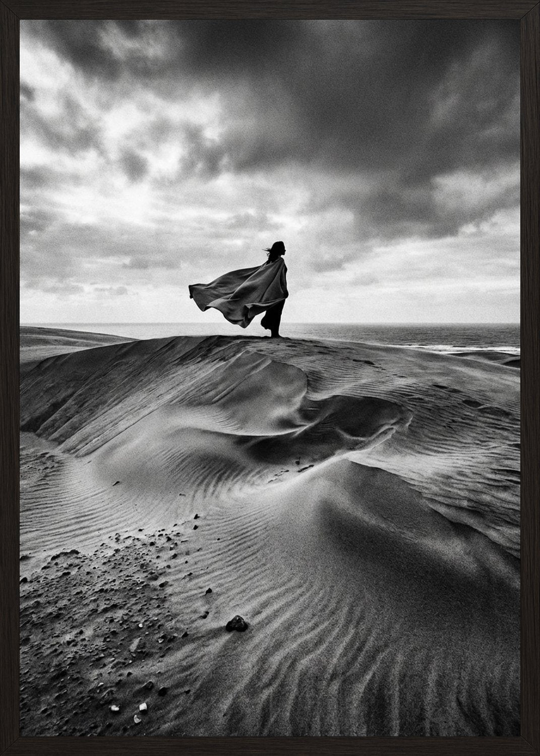 Poster in black frame