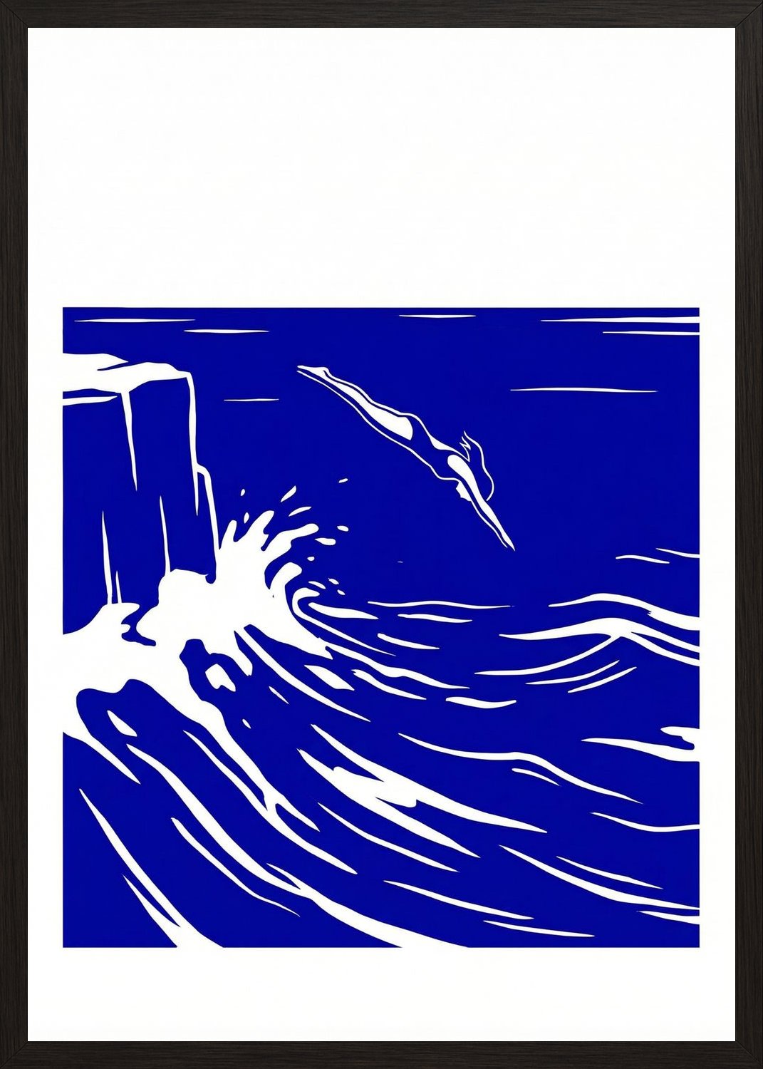 Poster in oak frame