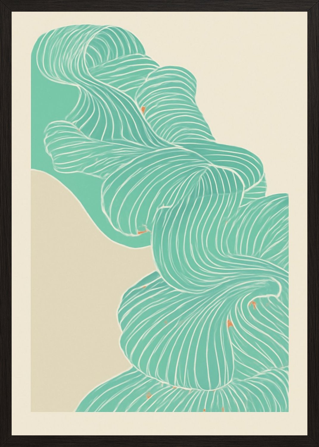 Poster in black frame