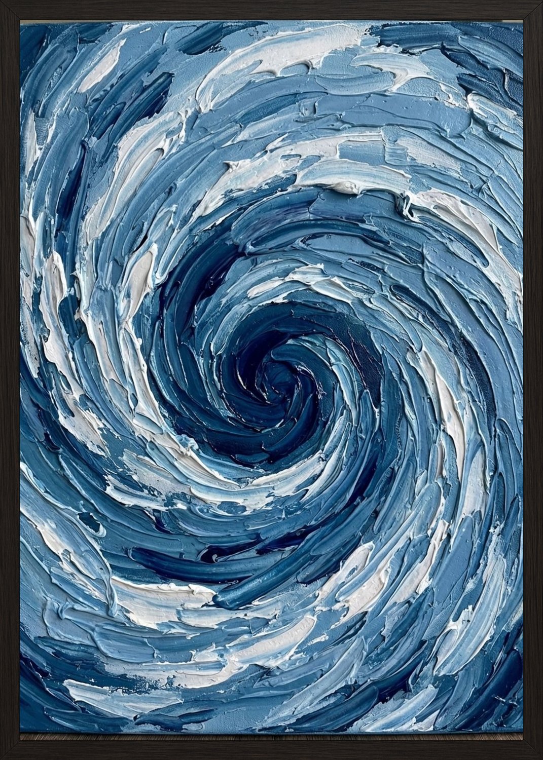 Poster in black frame