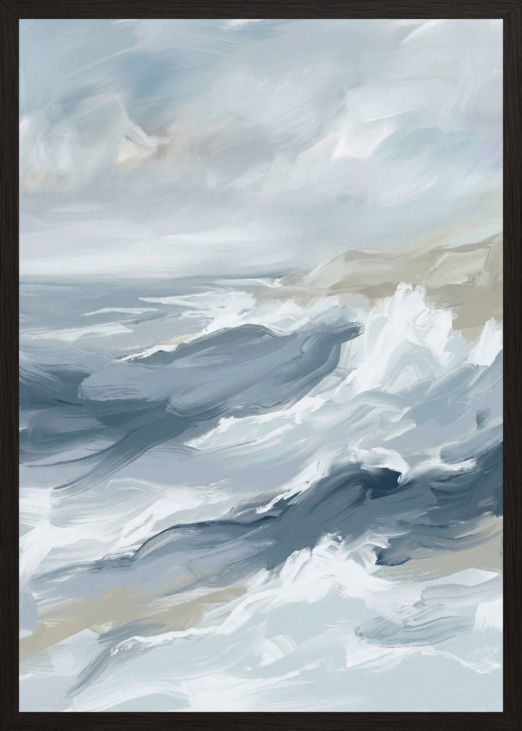 Poster in black frame