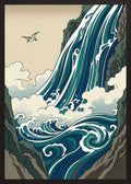 Poster in black frame
