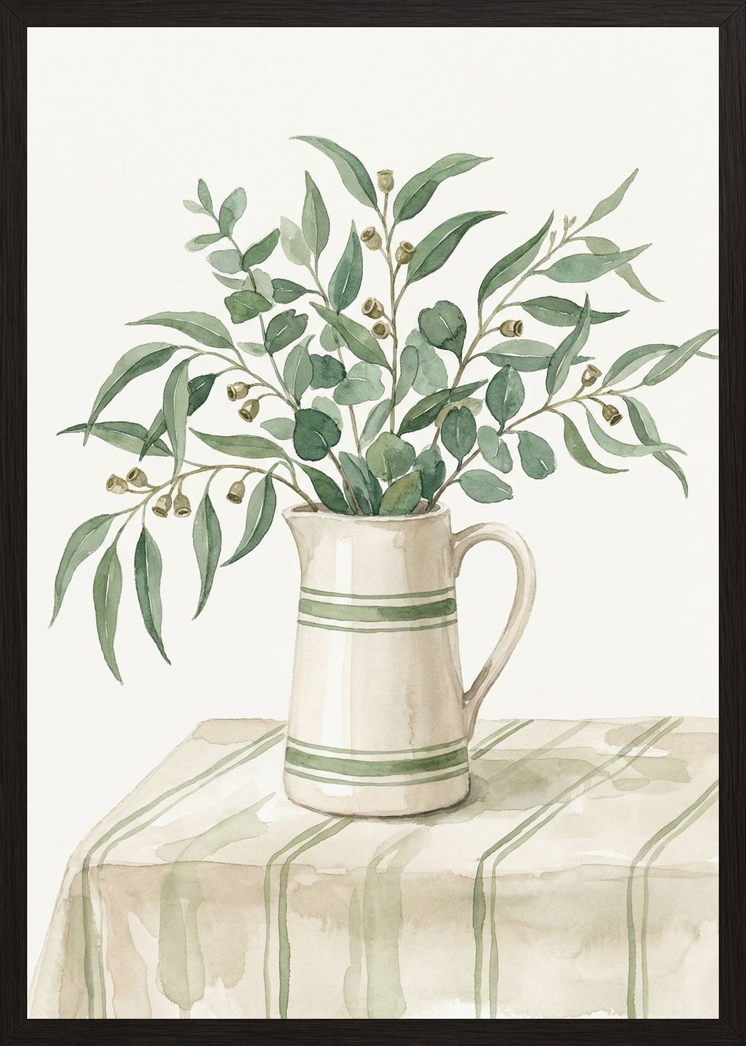 Poster in oak frame