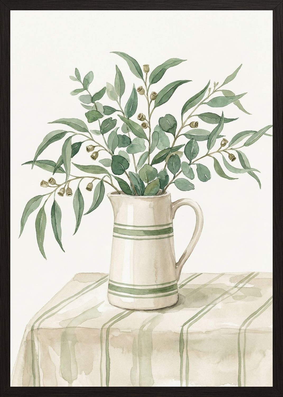 Poster in black frame