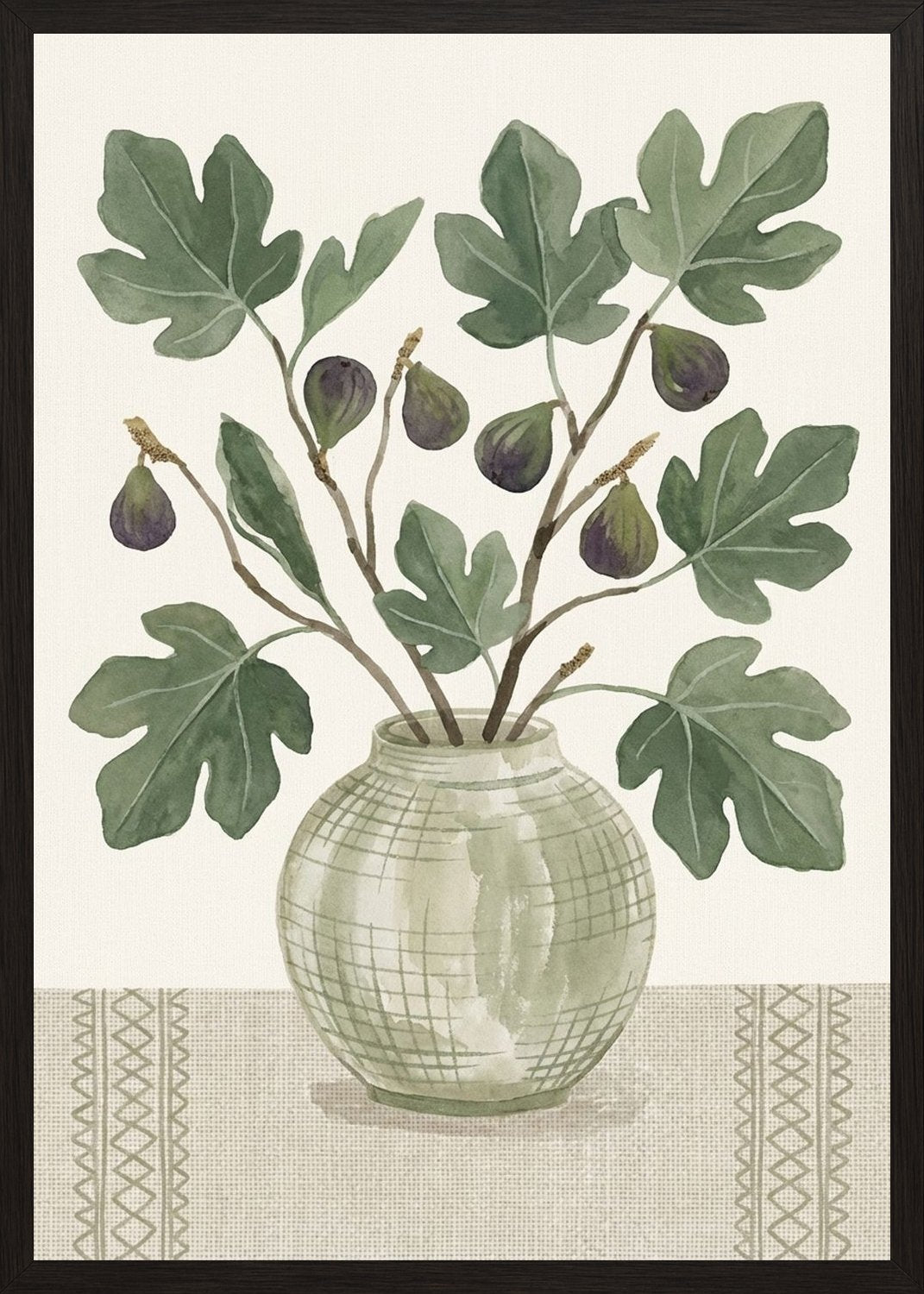 Poster in black frame