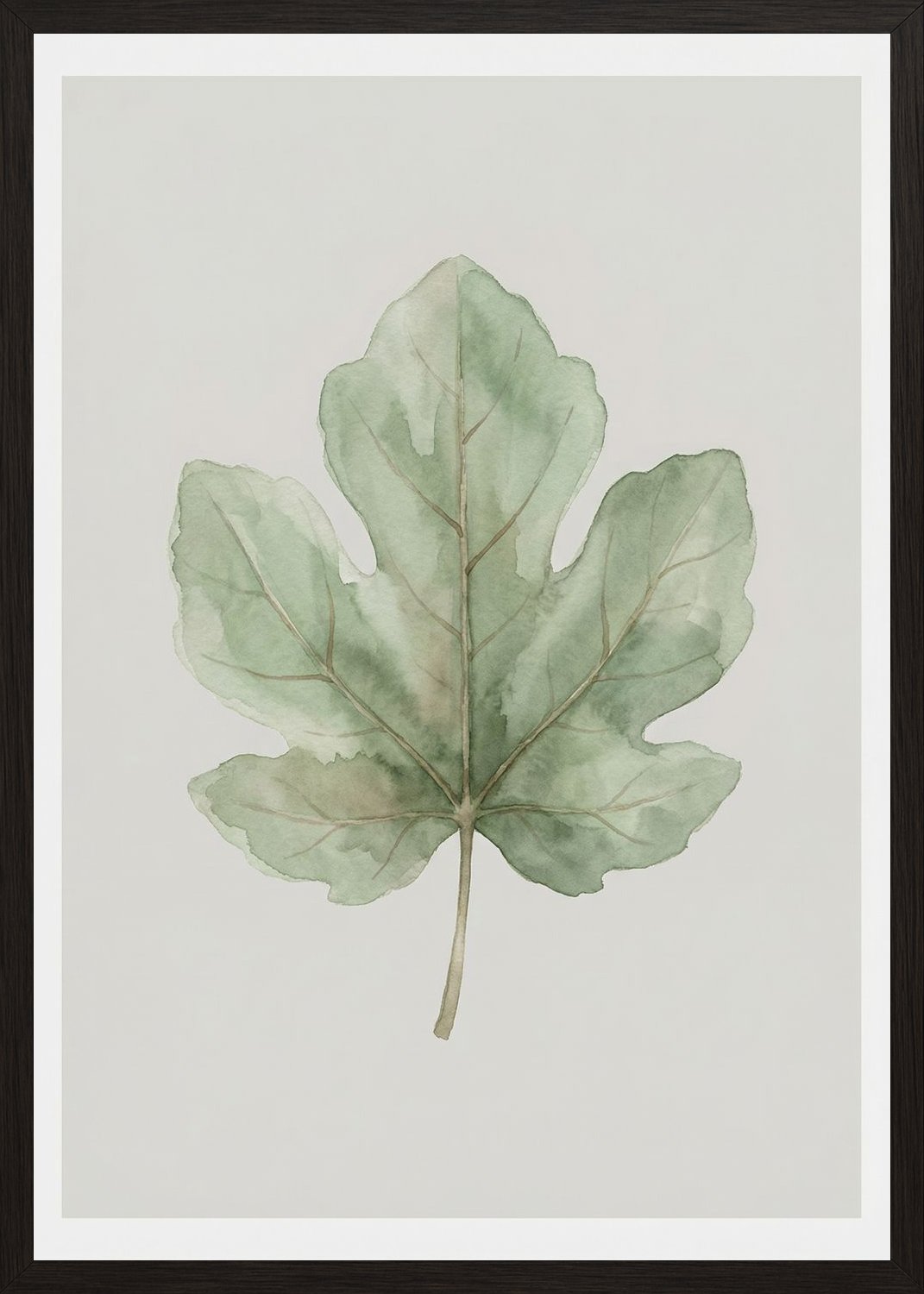 Poster in black frame