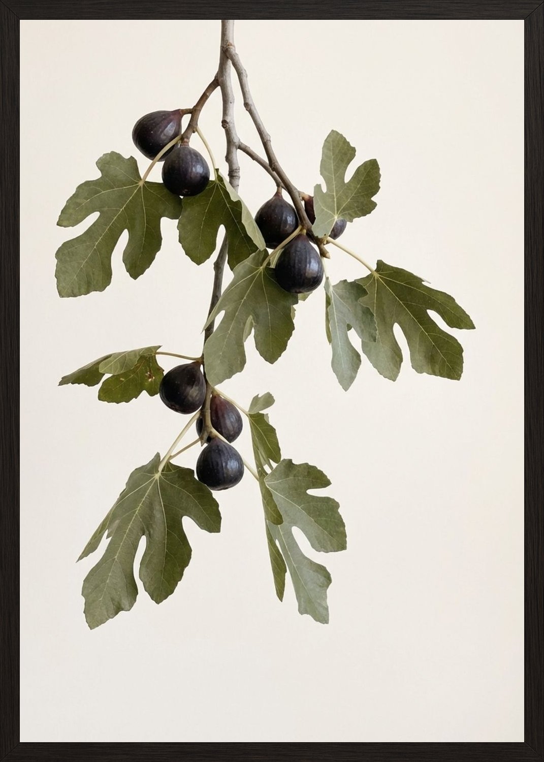 Poster in black frame