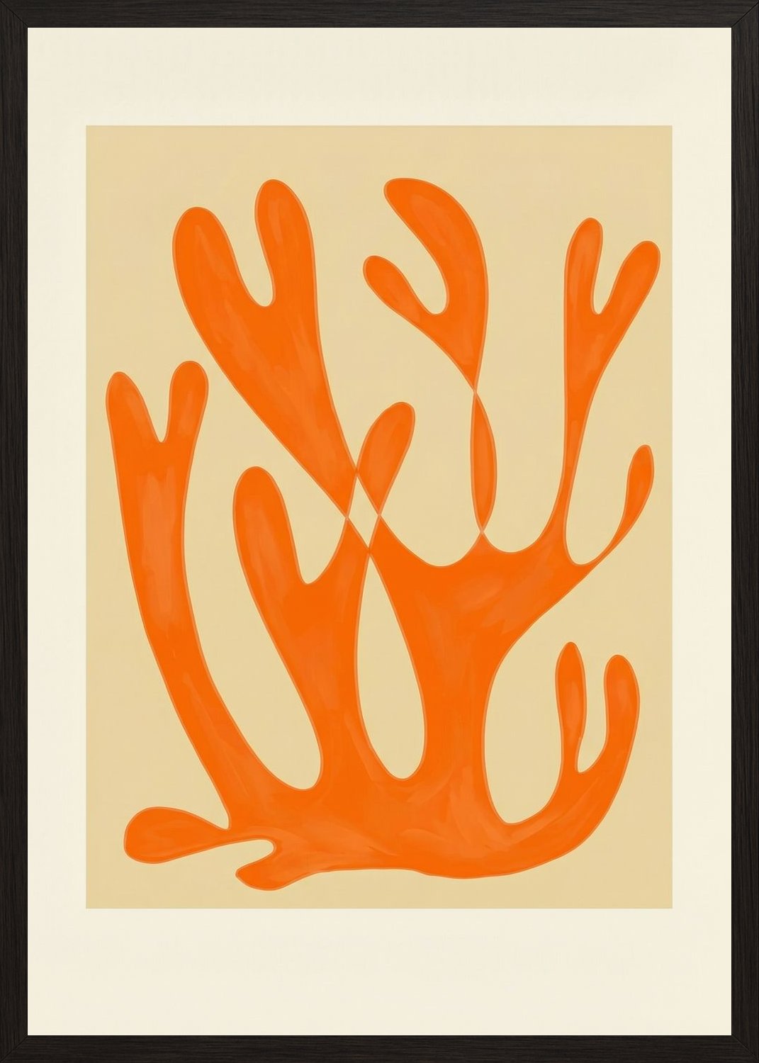 Poster in black frame