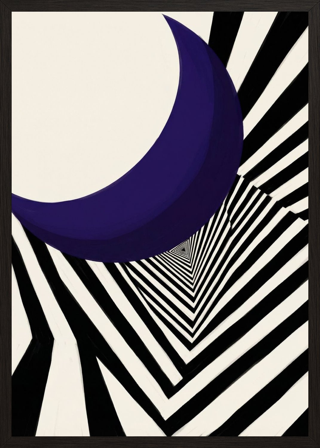 Poster in oak frame