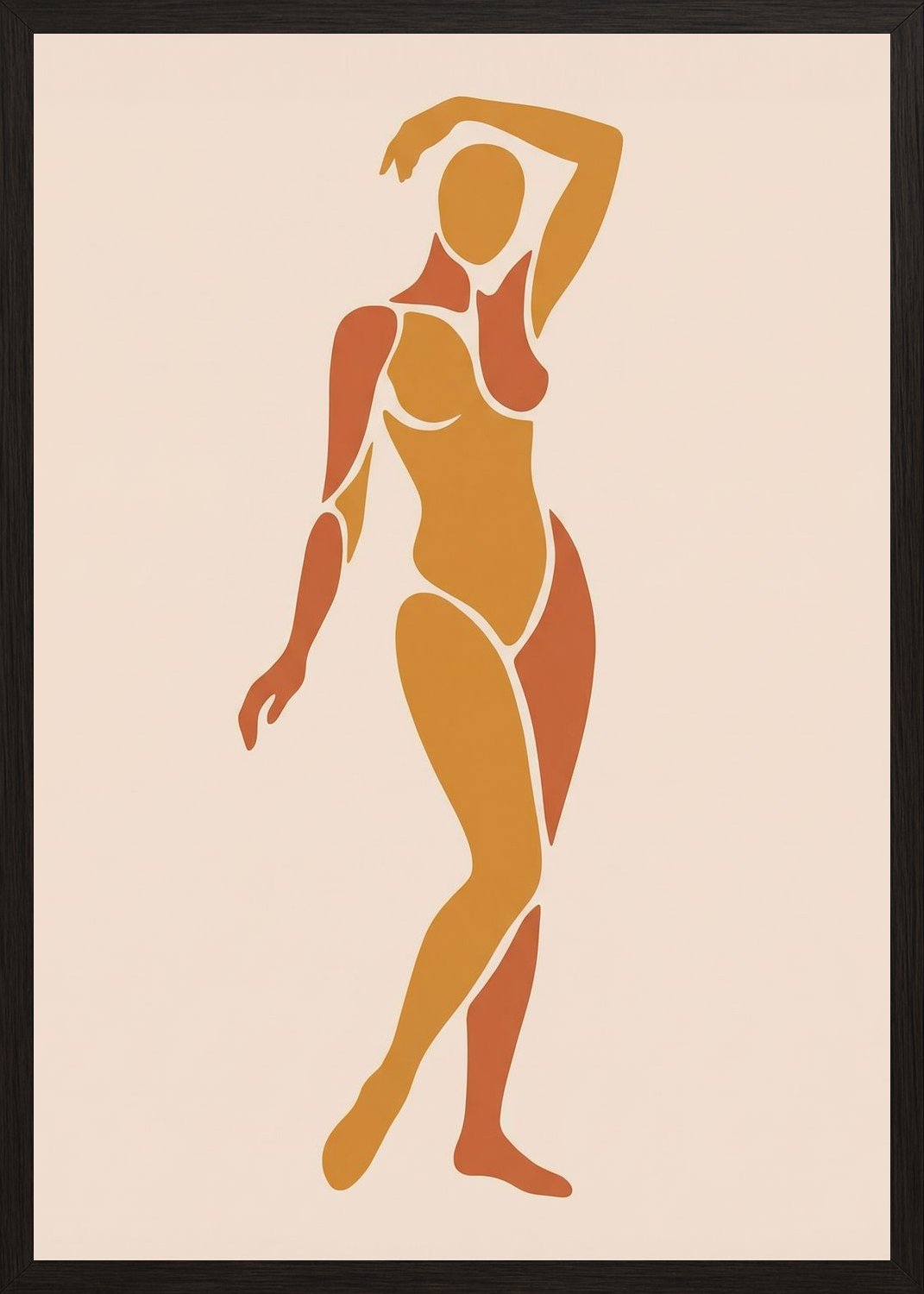Poster in oak frame