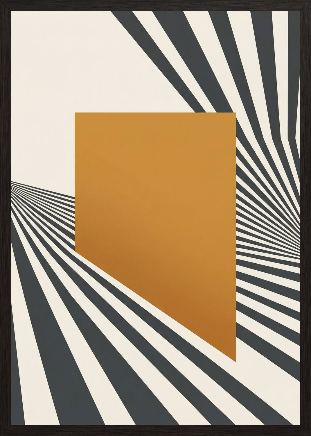 Poster in oak frame