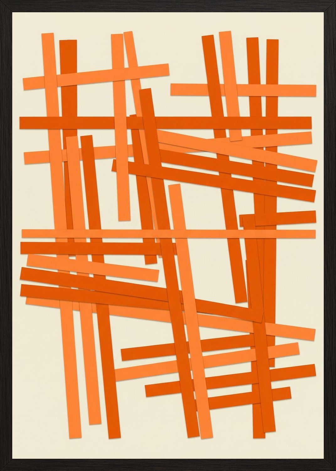 Poster in black frame