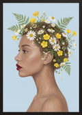 Poster in oak frame