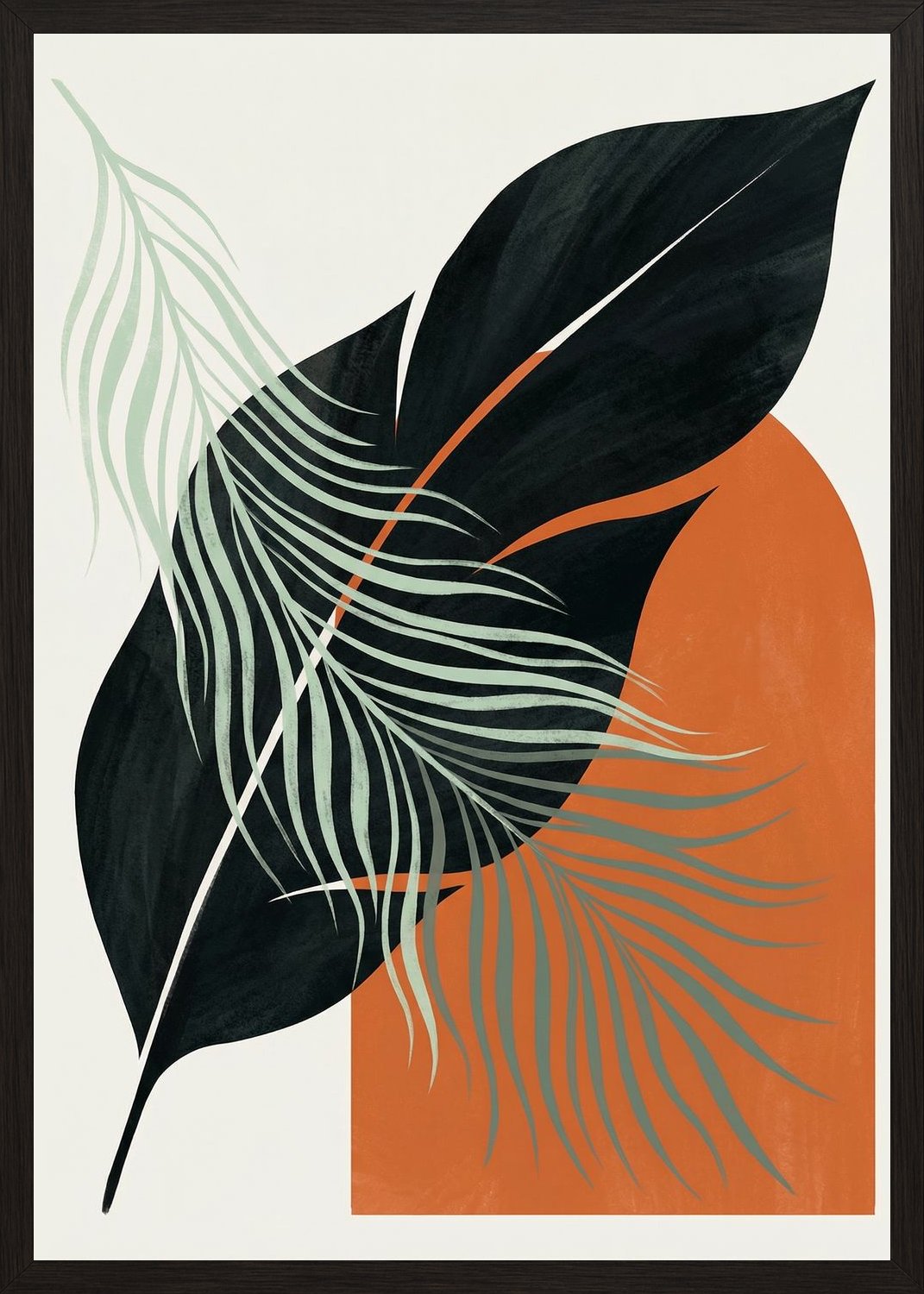 Poster in black frame