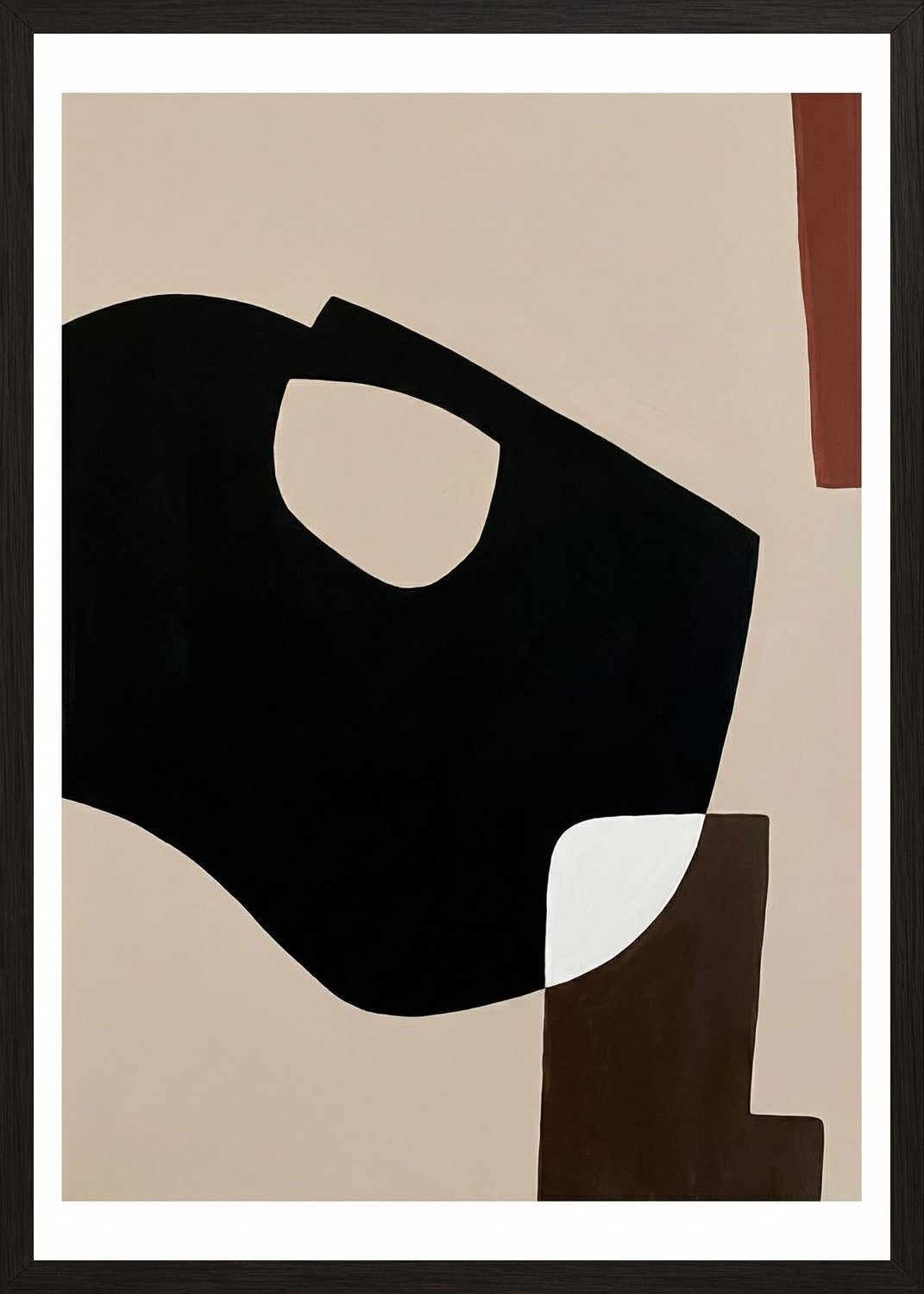 Poster in oak frame