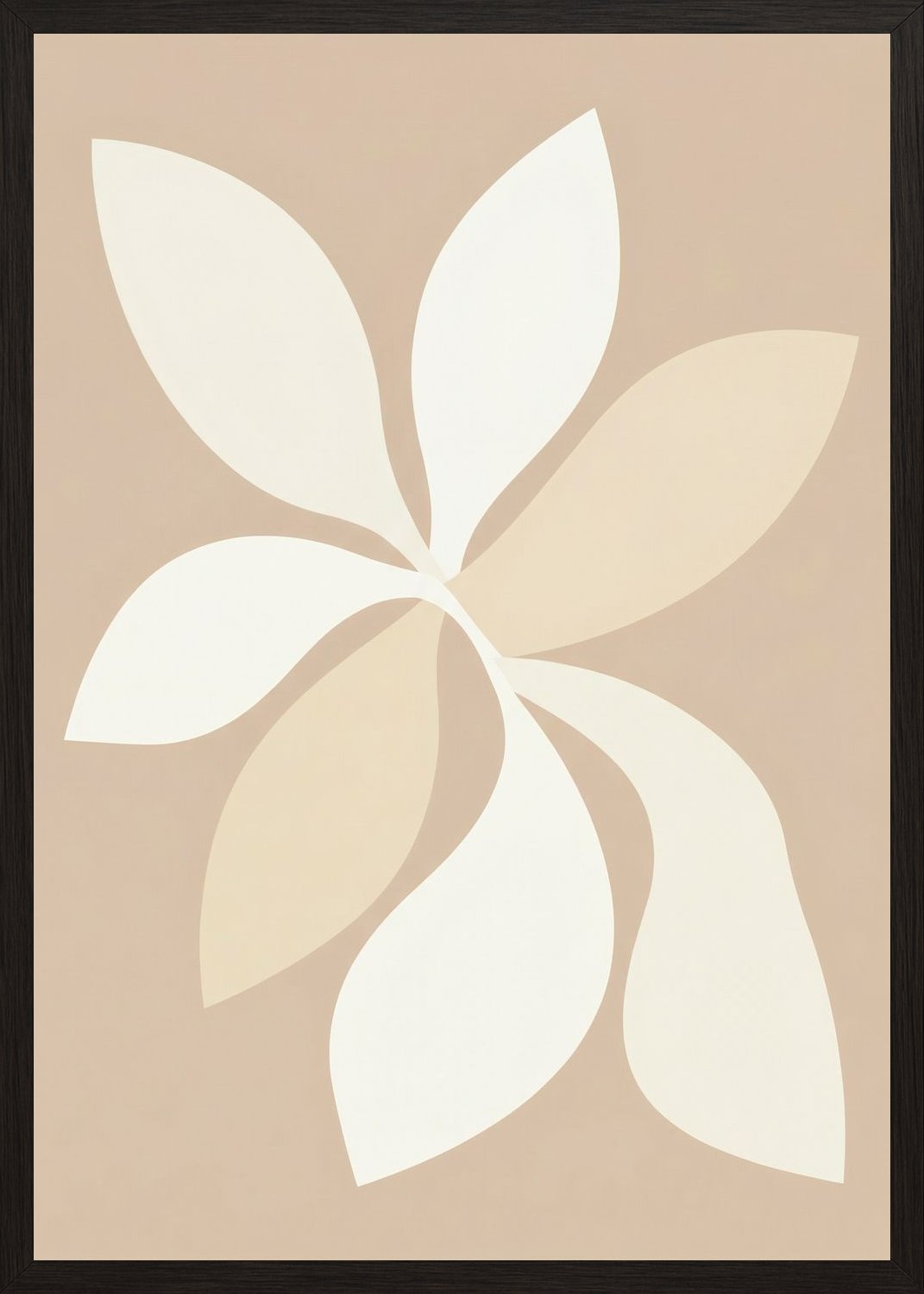Poster in oak frame