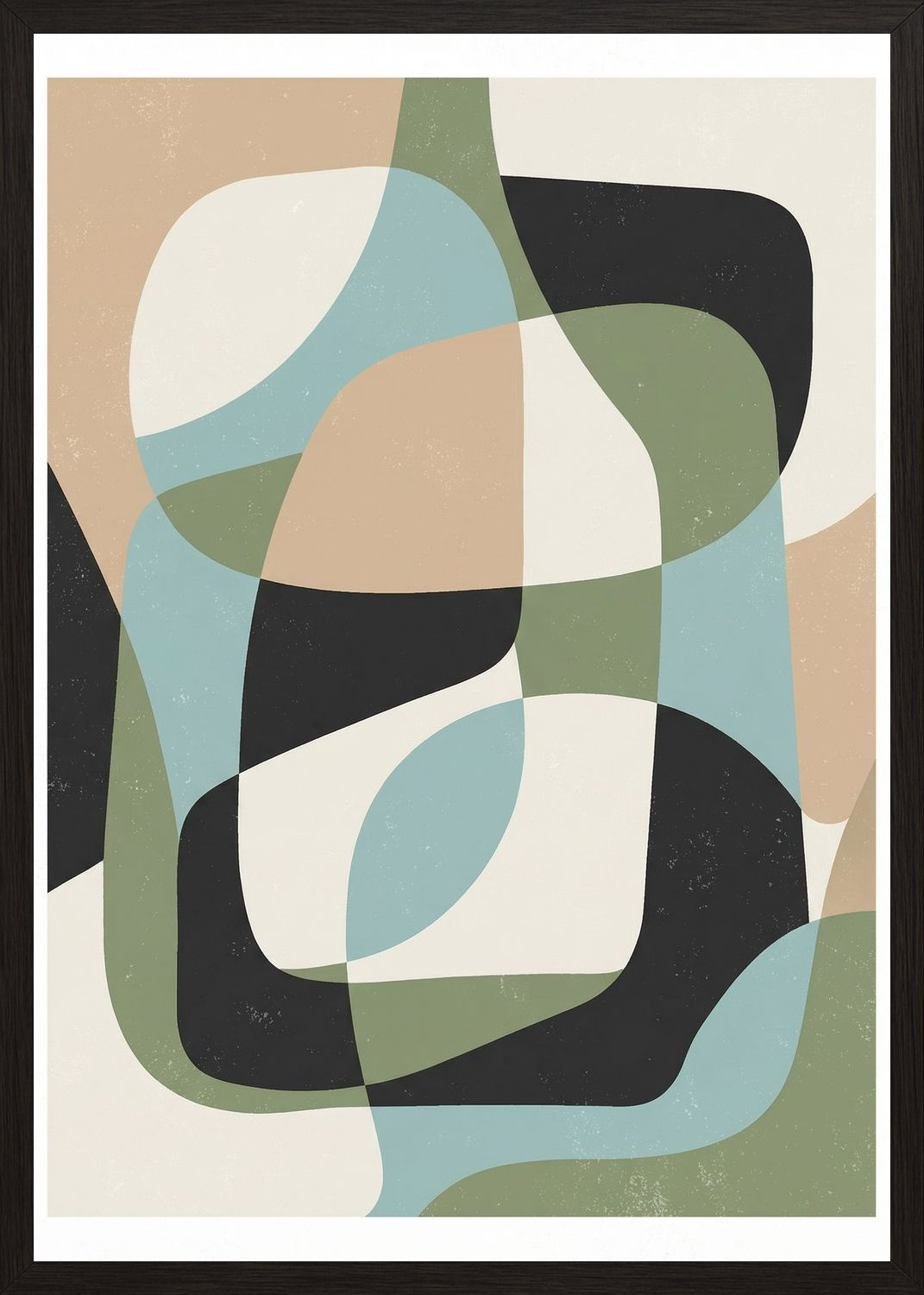 Poster in black frame