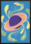 Poster in black frame