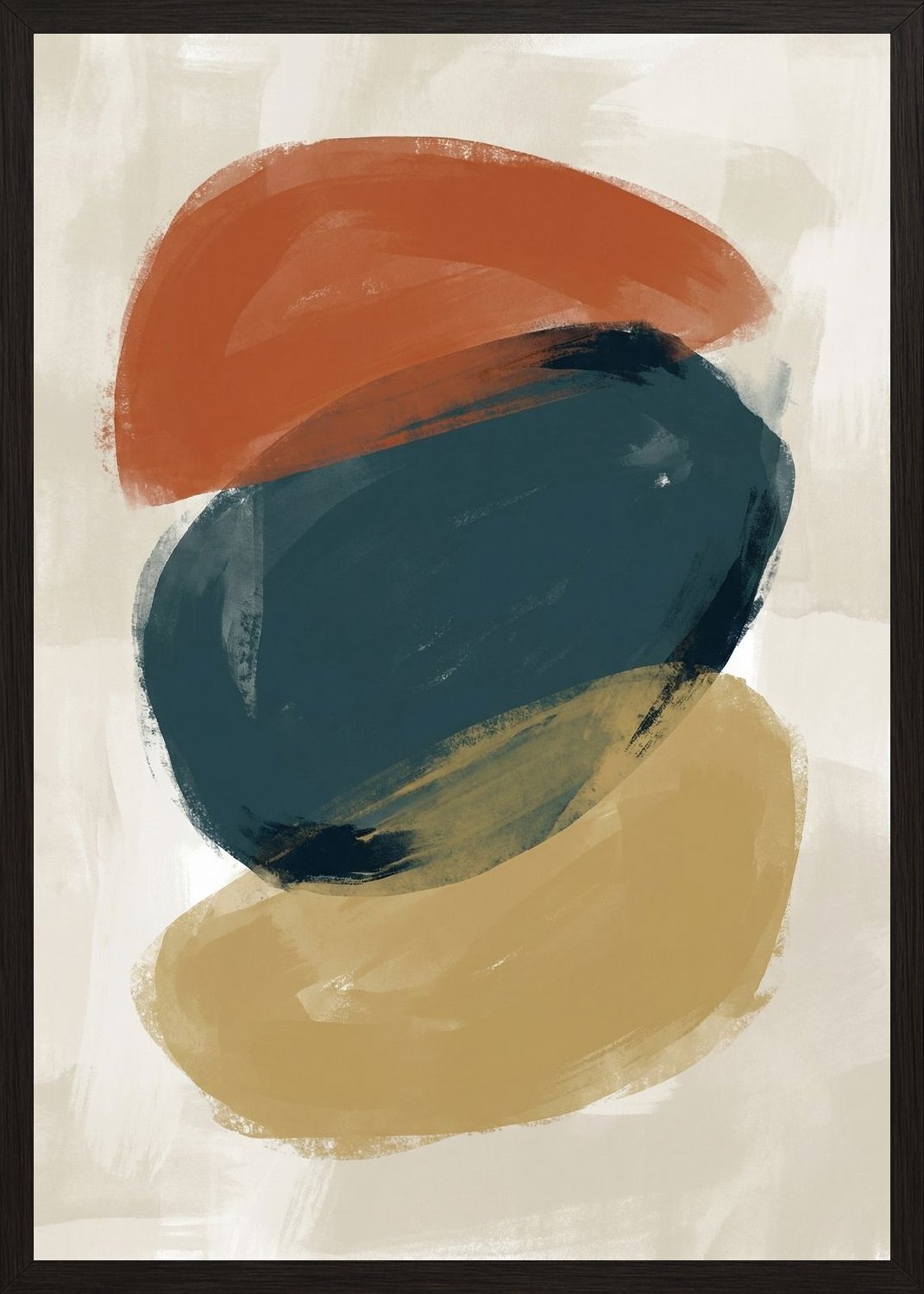 Poster in black frame