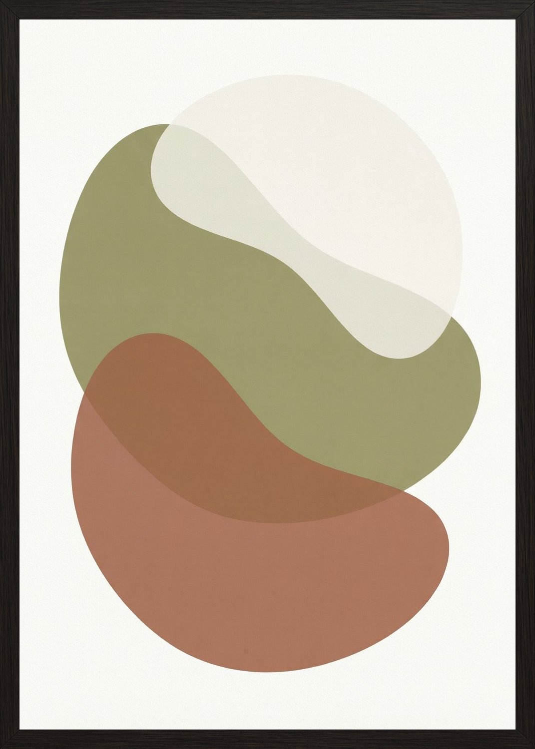 Poster in black frame