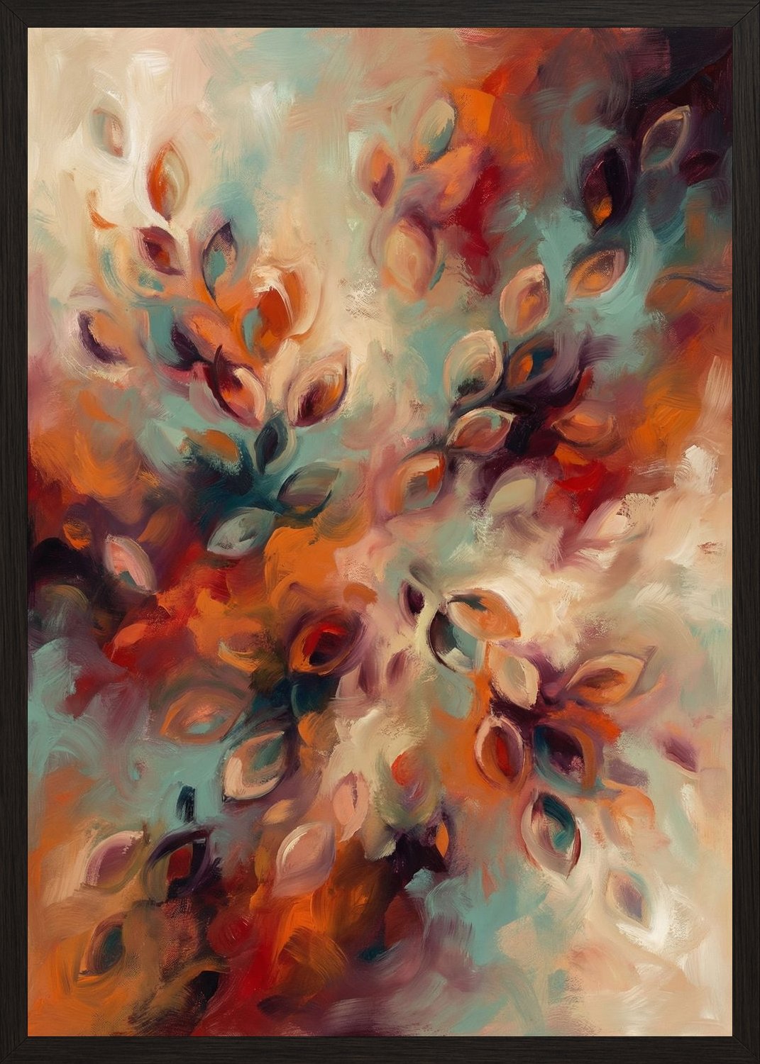 Poster in black frame