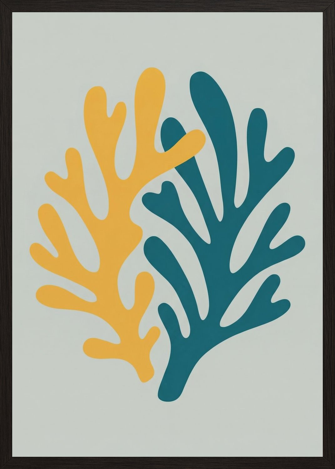 Poster in oak frame