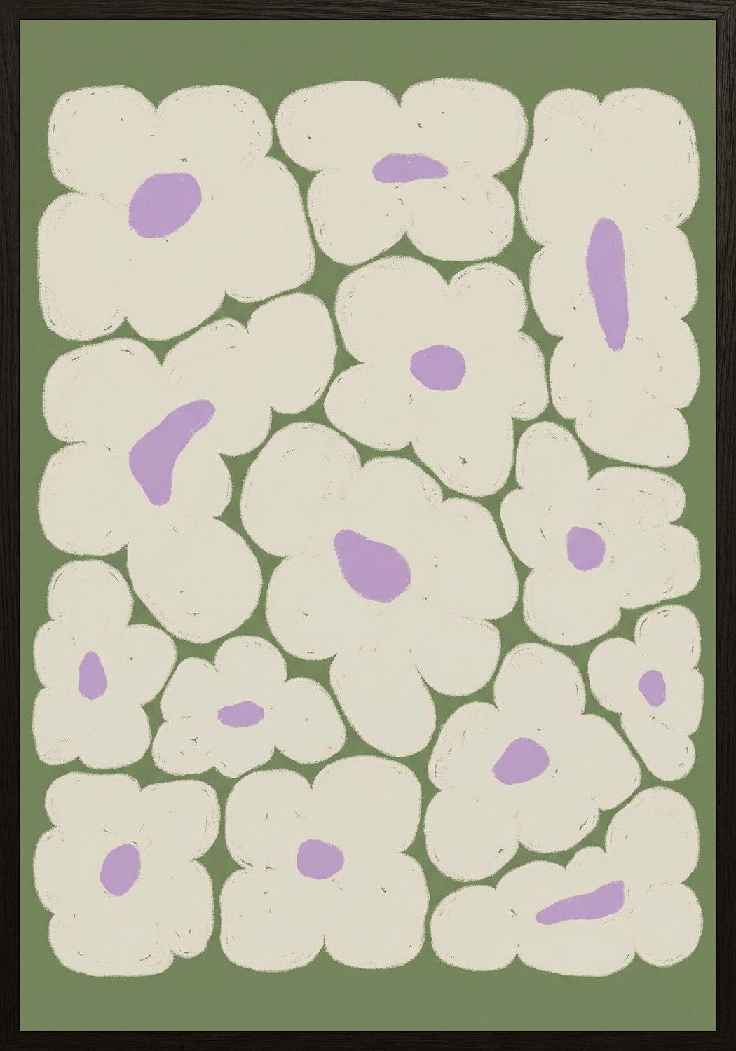 Poster in black frame