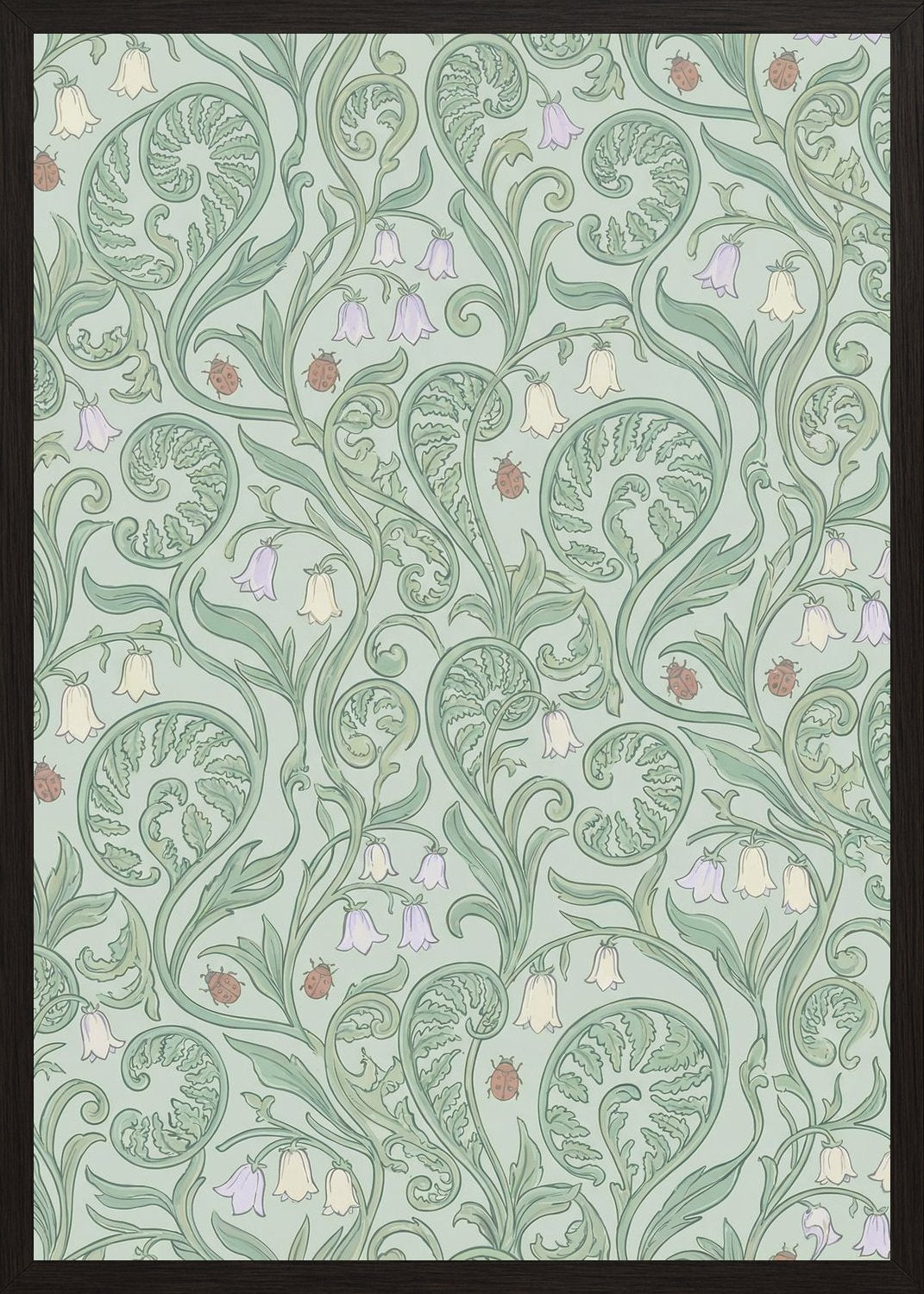 Poster in black frame