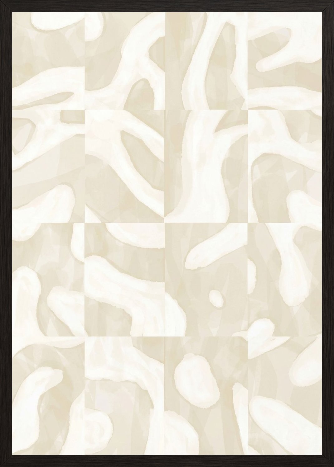 Poster in black frame