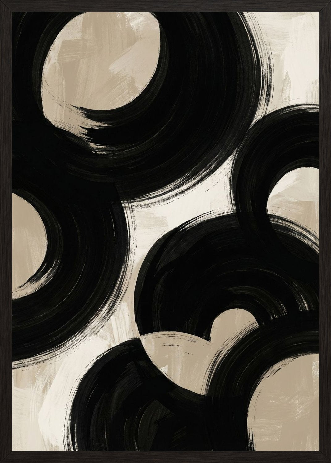 Poster in black frame