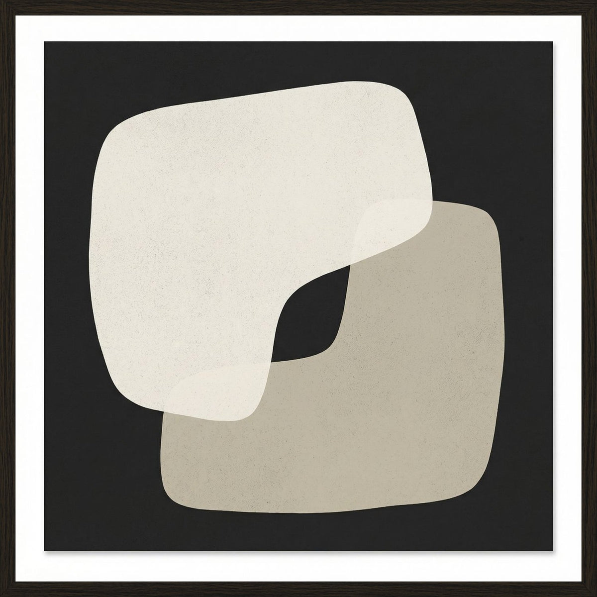 Poster in black frame