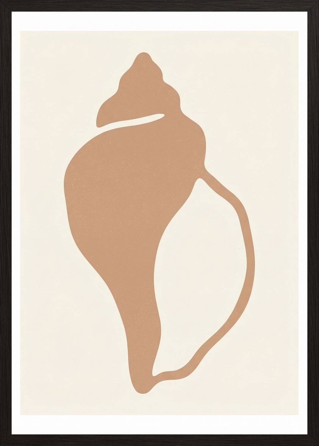 Poster in black frame