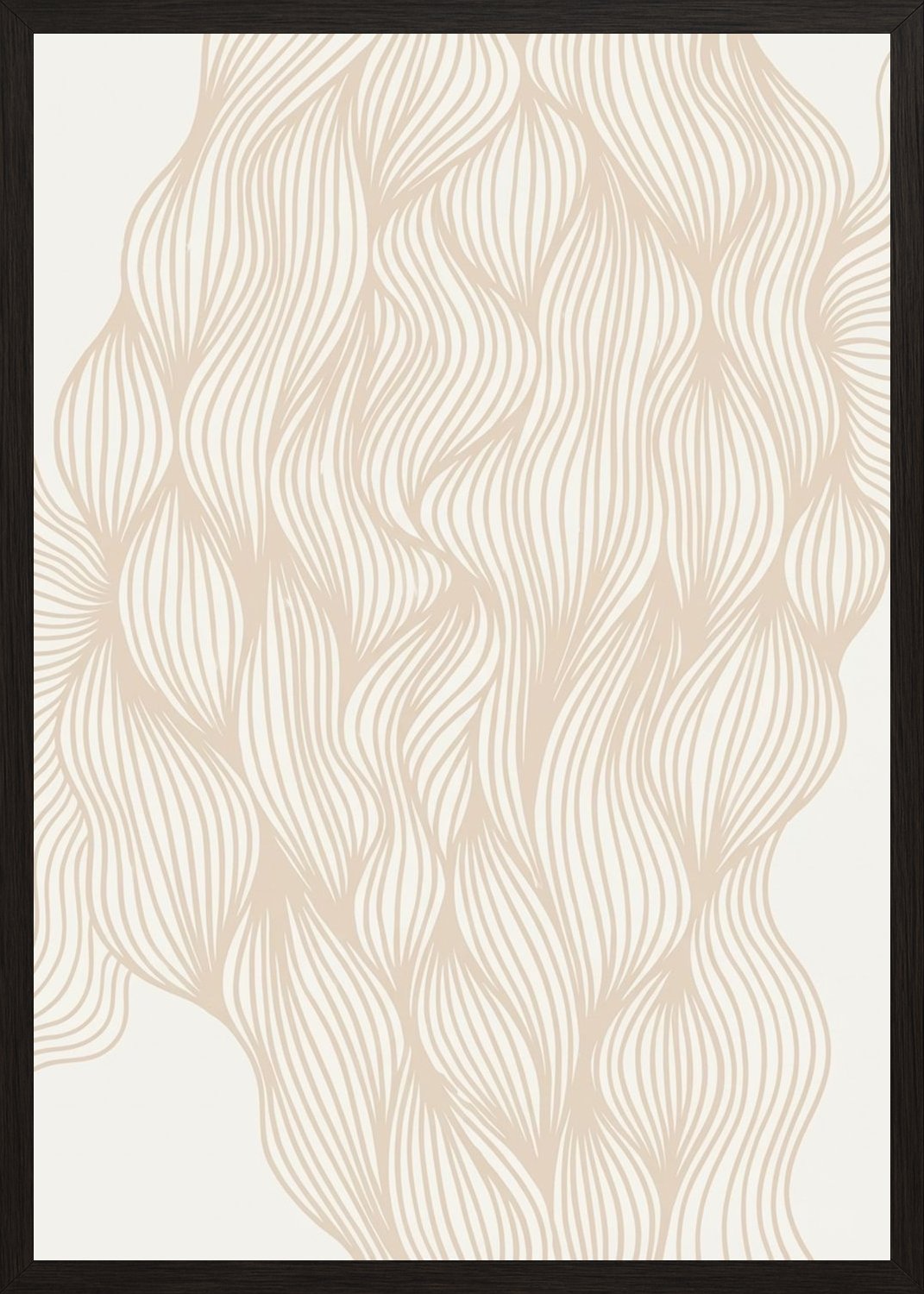 Poster in black frame