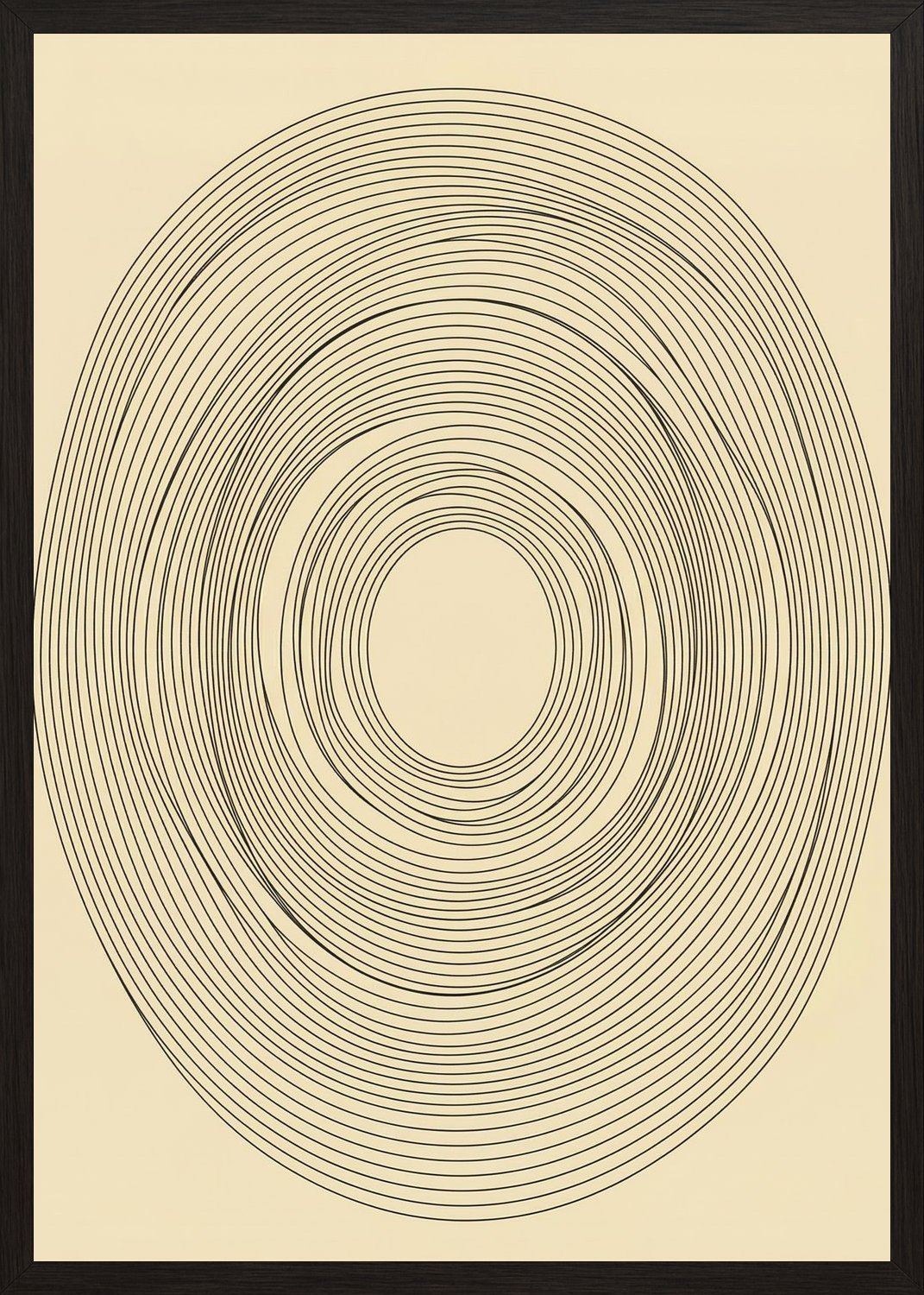Poster in oak frame