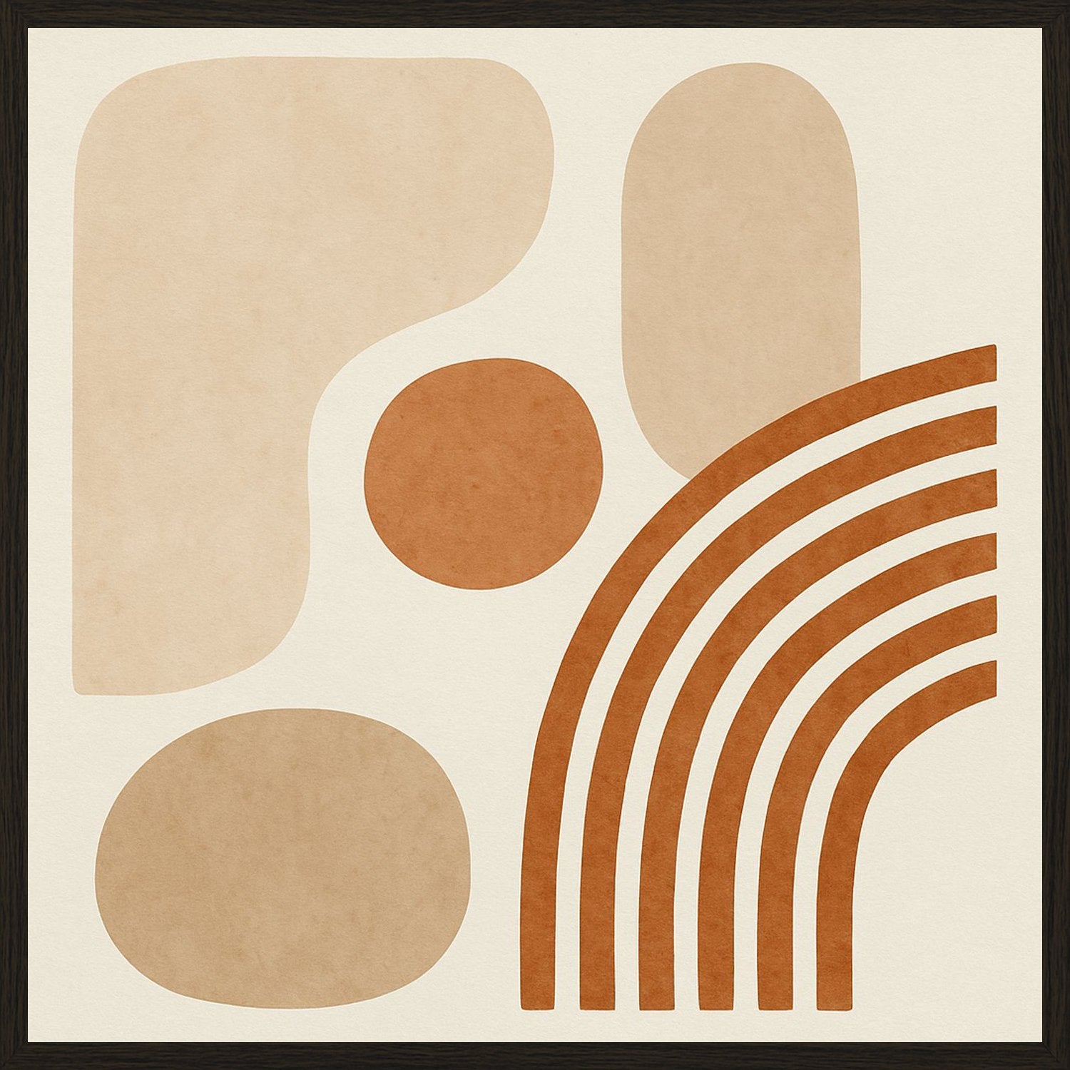 Poster in black frame