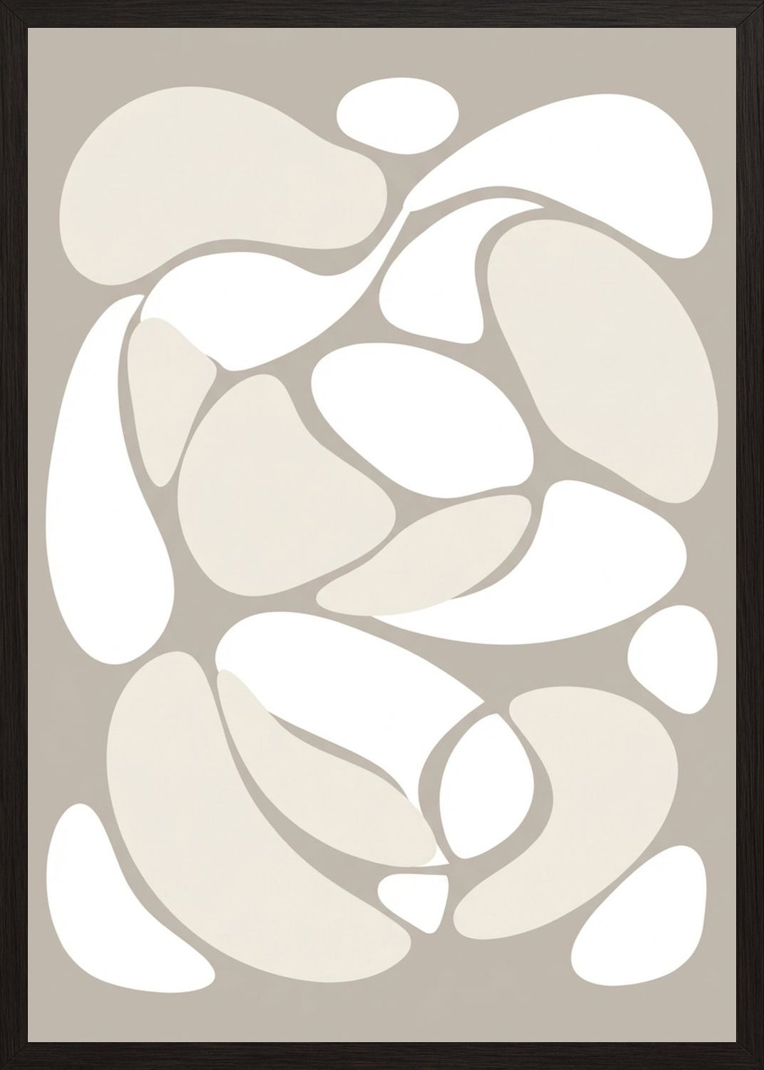 Poster in black frame