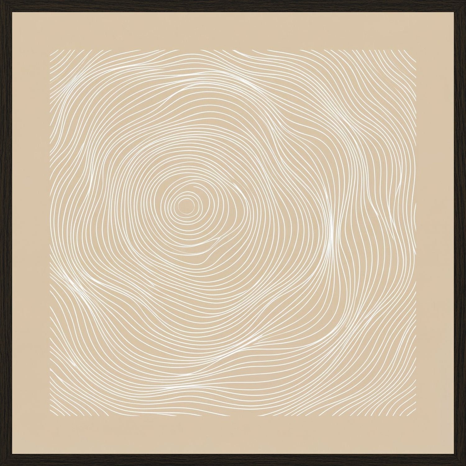 Poster in black frame