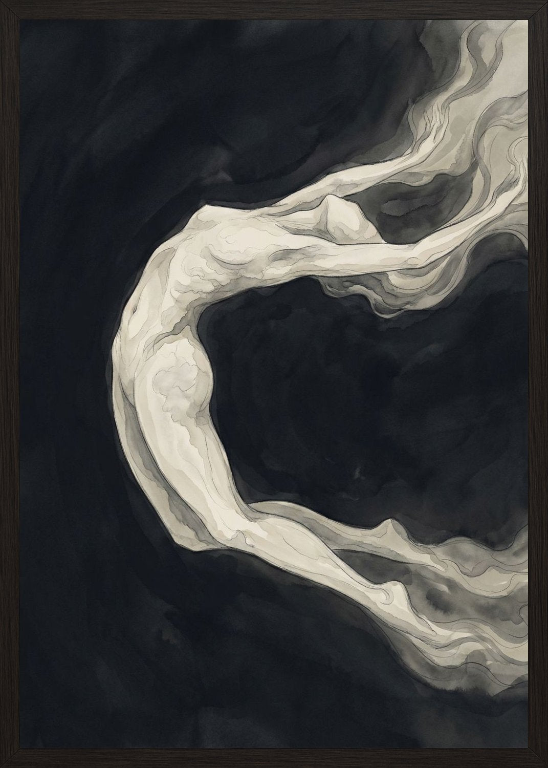 Poster in black frame