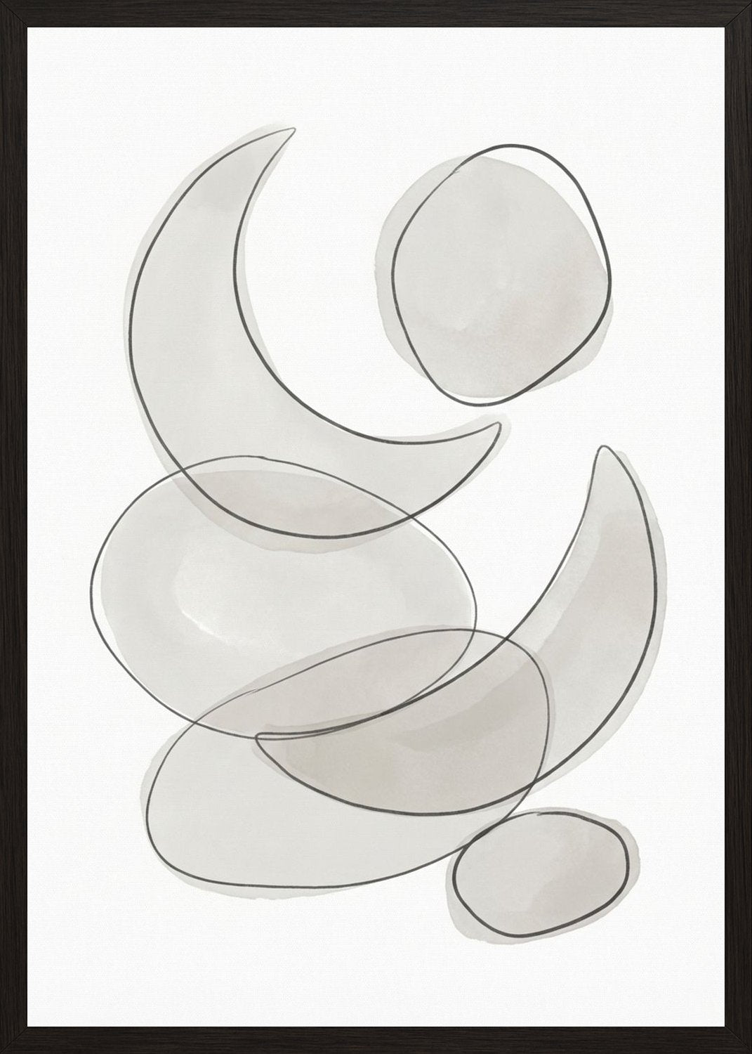 Poster in black frame