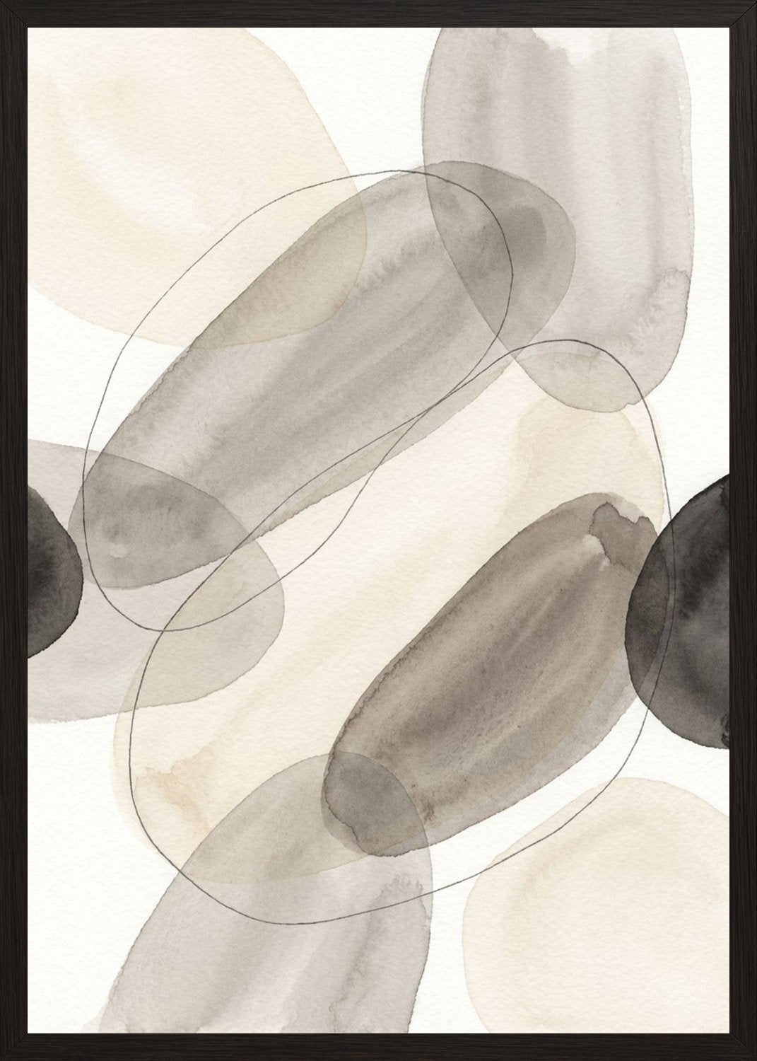 Poster in black frame