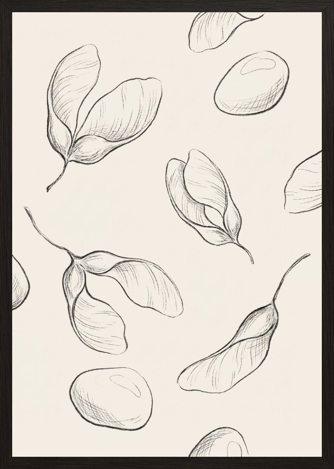 Poster in black frame