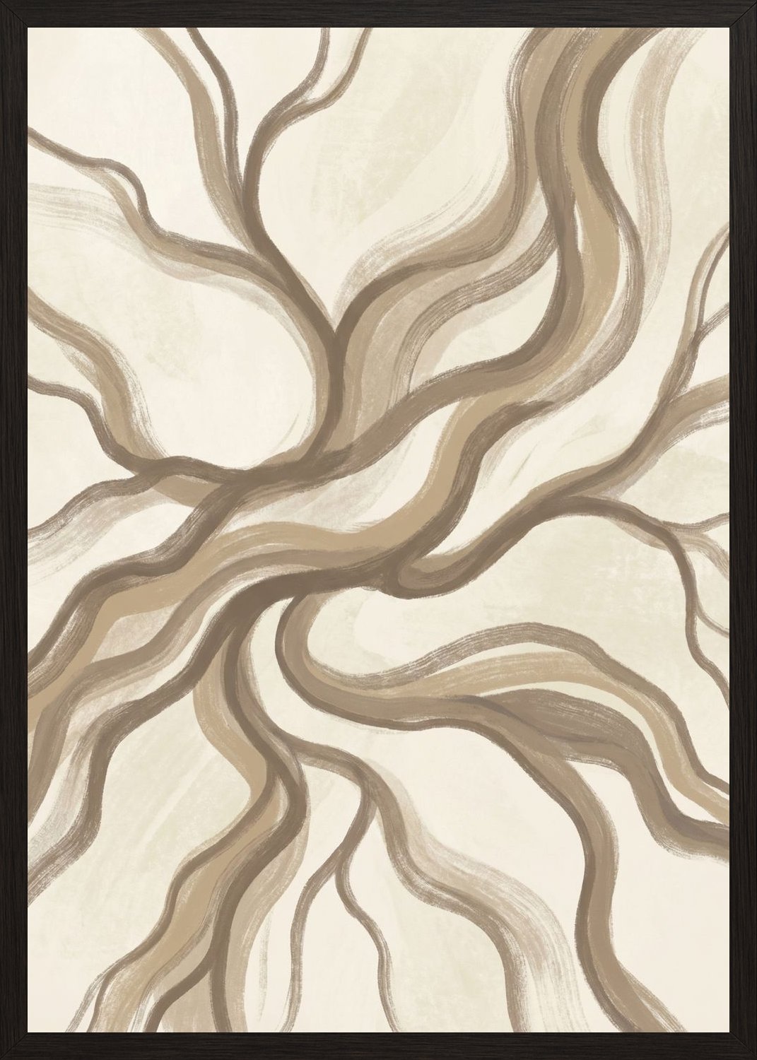 Poster in black frame