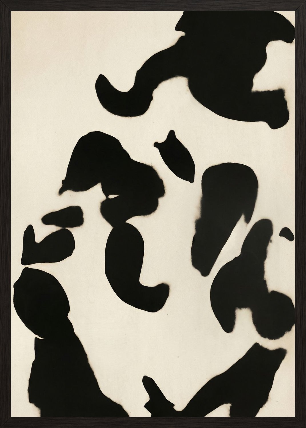 Poster in black frame