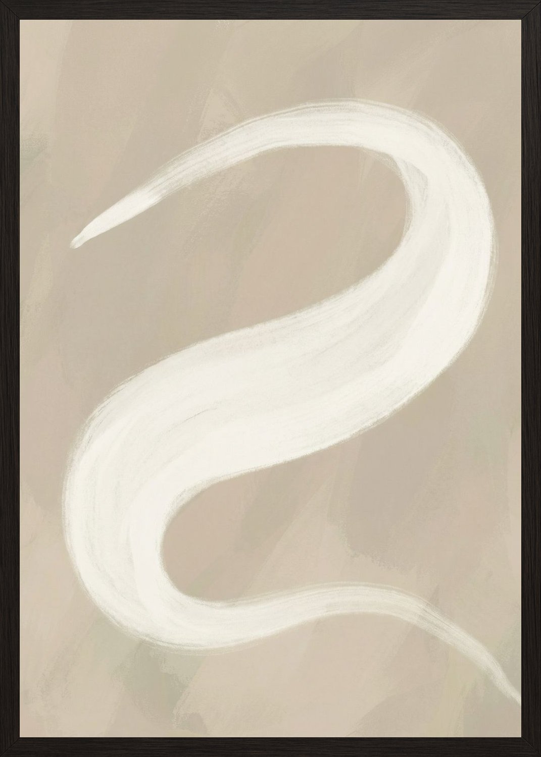 Poster in black frame