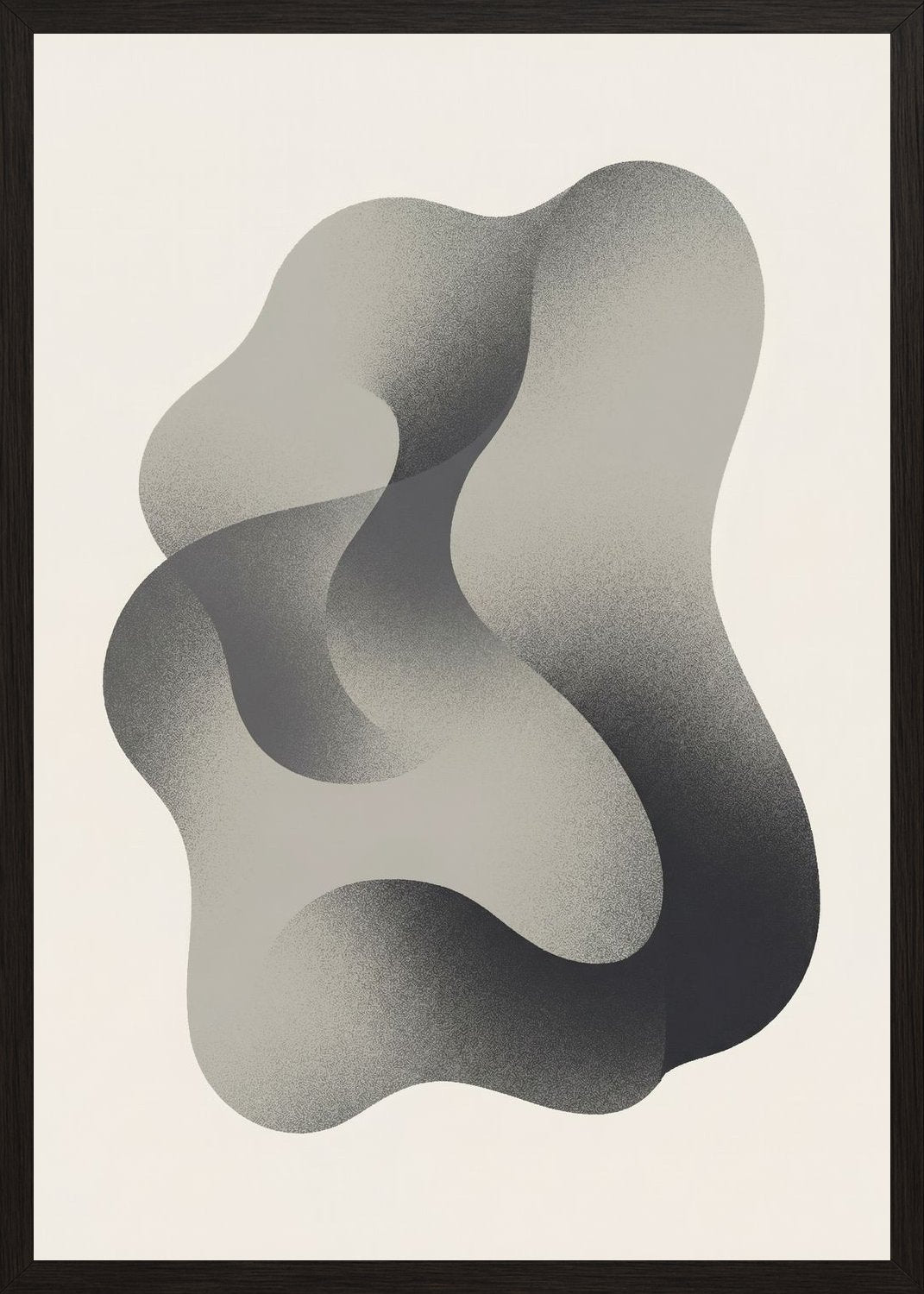 Poster in black frame