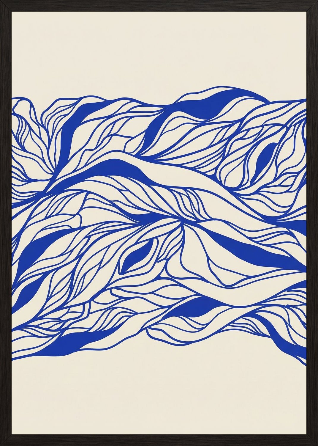 Poster in black frame